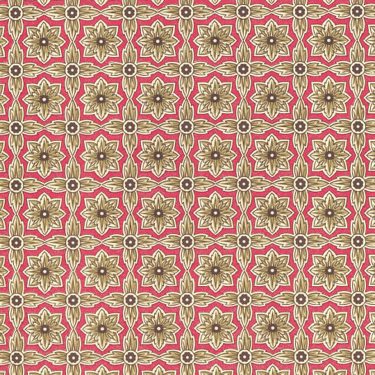 Geometric Renaissance Flower Print Italian Paper ~ Carta Varese Italy